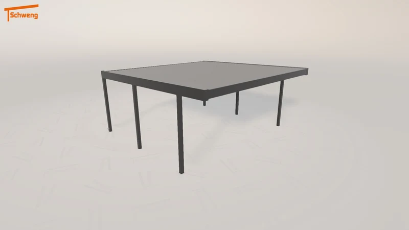 #DE Schweng Flachdachcarport C600 (ID 5mwq9r)