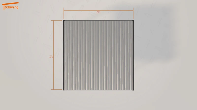 #DE Schweng Flachdachcarport C600 (ID 5mwq9r)
