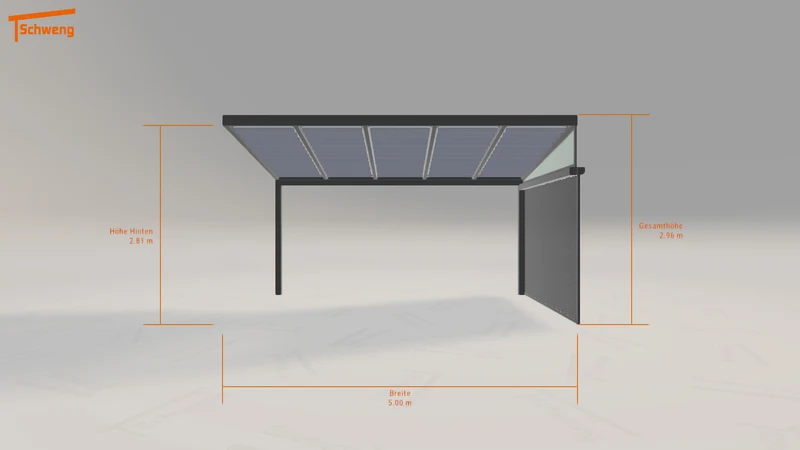 #DE Schweng Terrassenüberdachung S350 (ID 42gdy9)