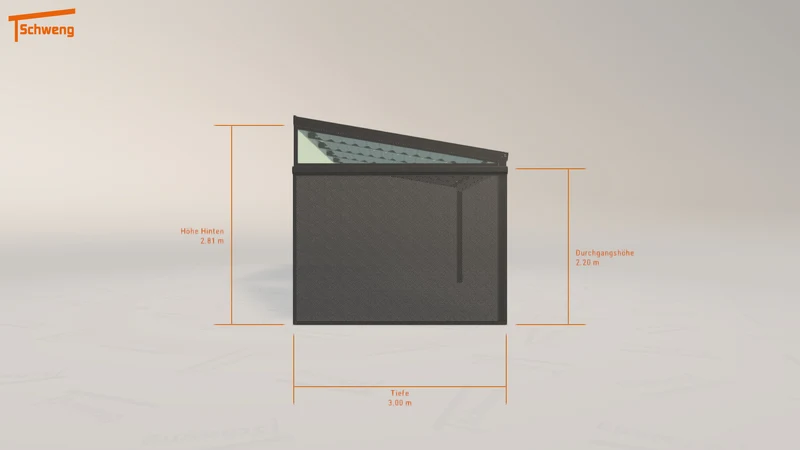 #DE Schweng Terrassenüberdachung S350 (ID 42gdy9)