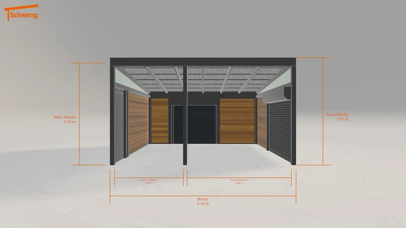 #DE Schweng Pultdachcarport S400 (ID k23xwb) #MTG