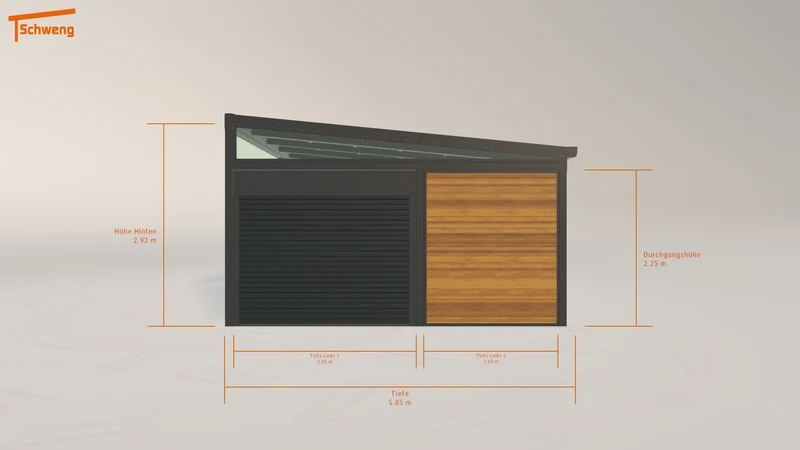 #DE Schweng Pultdachcarport S400 (ID k23xwb) #MTG