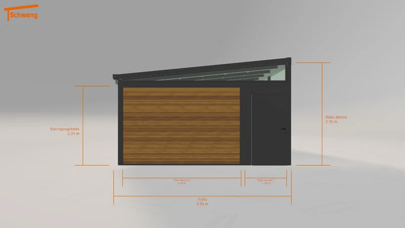#DE Schweng Pultdachcarport S400 (ID k23xwb) #MTG