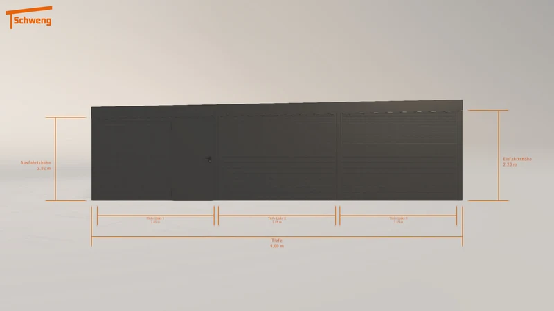 #DE Schweng Flachdachcarport C600+ (ID zbkndy) #MTG