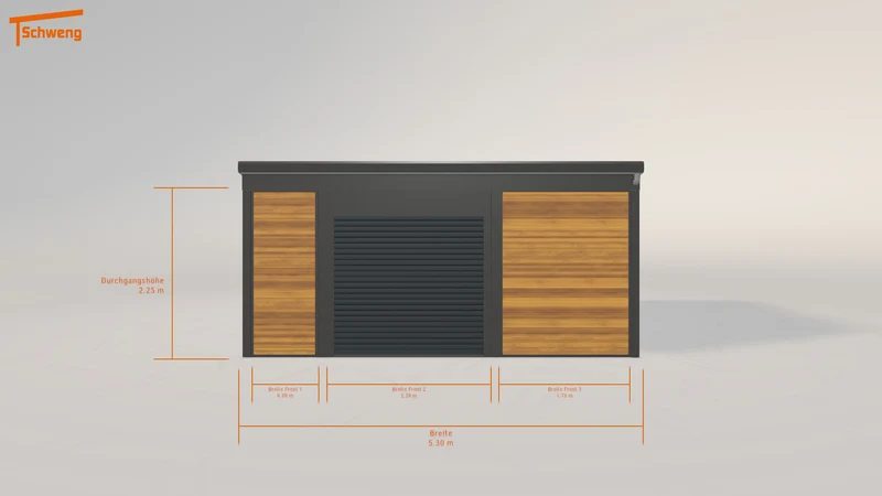 #DE Schweng Pultdachcarport S400 (ID dvwprm) #MTG