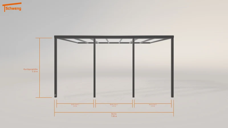 #DE Schweng Pultdachcarport S400 (ID 77m757) #MTG