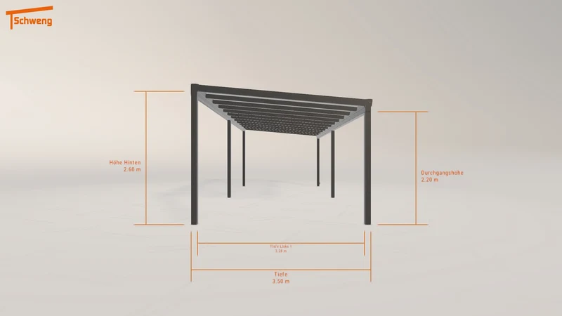 #DE Schweng Terrassenüberdachung S400 (ID w3n3nb)
