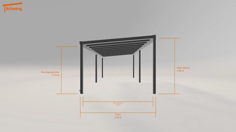 #DE Schweng Terrassenüberdachung S400 (ID w3n3nb)