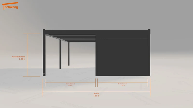 #DE Schweng Flachdachcarport C600 (ID v4r4d3) #MTG