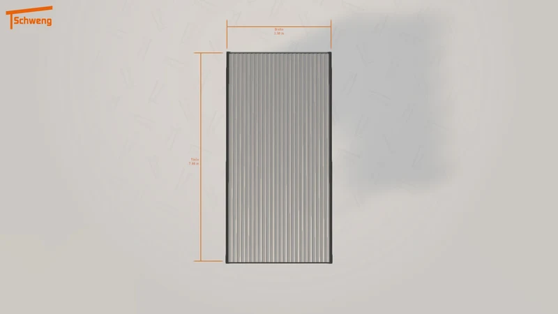 #DE Schweng Flachdachcarport C600 (ID 5mgykz)