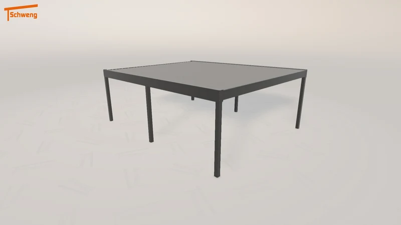 #DE Schweng Flachdachcarport C600 (ID n53bj4)