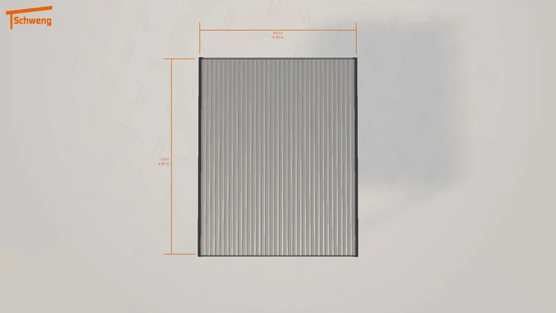 #DE Schweng Flachdachcarport C600 (ID n53bj4)