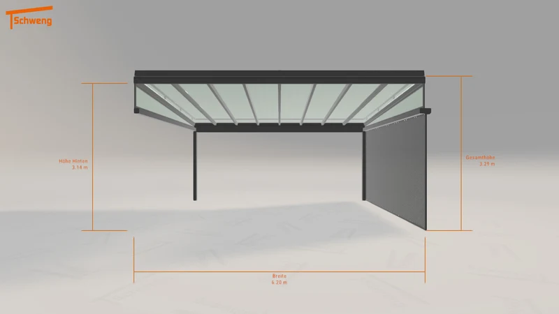 #DE Schweng Terrassenüberdachung S400 (ID ygk4mk)