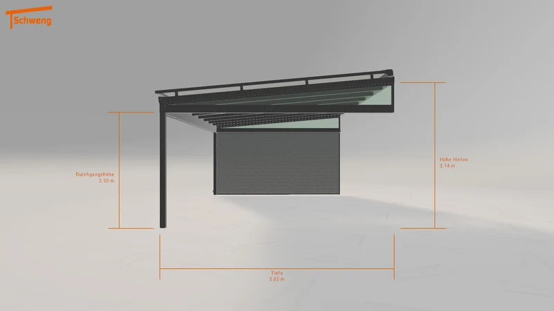 #DE Schweng Terrassenüberdachung S400 (ID ygk4mk)