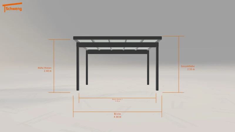 #DE Schweng Terrassenüberdachung S400 (ID 2qg74j)
