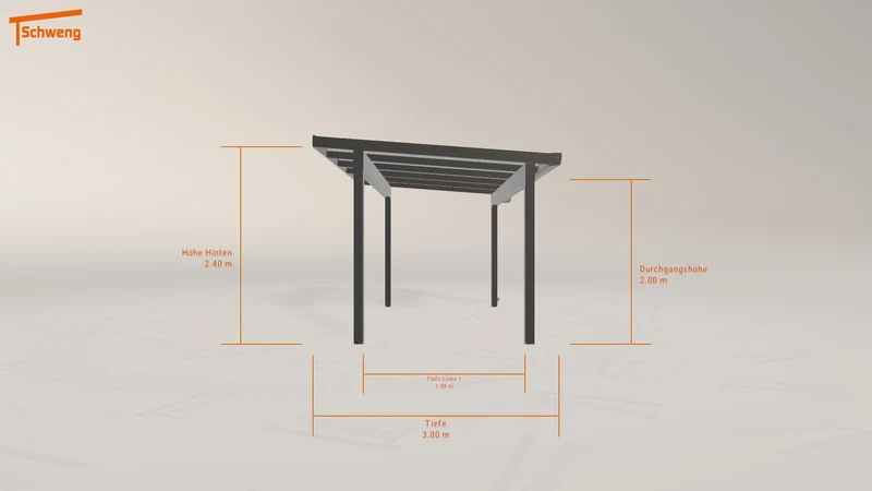 #DE Schweng Terrassenüberdachung S400 (ID 2qg74j)