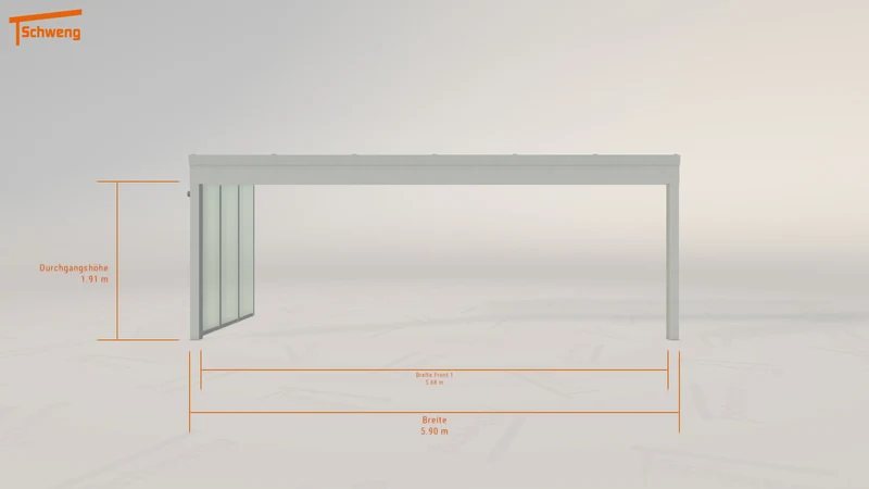#DE Schweng Terrassenüberdachung S350 (ID x7krq8)