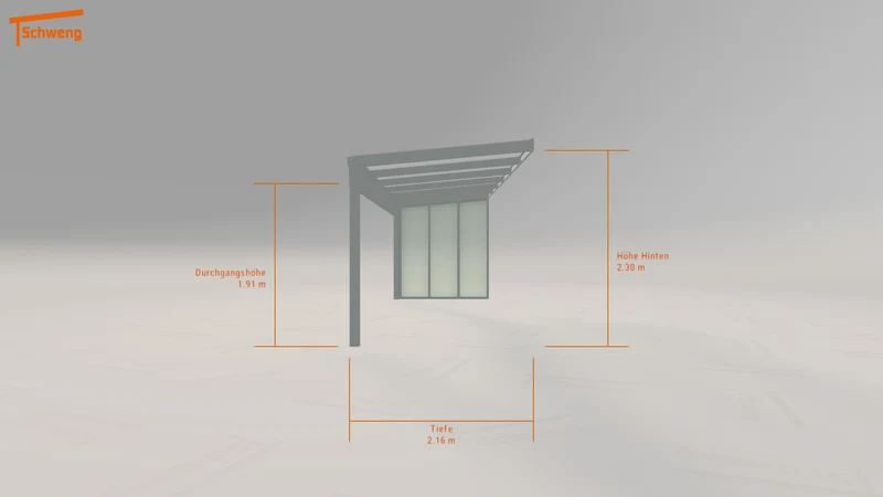 #DE Schweng Terrassenüberdachung S350 (ID x7krq8)