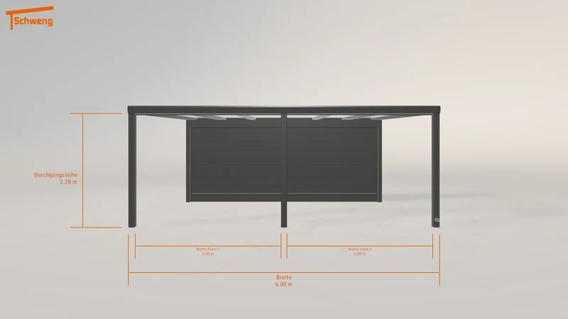 #DE Schweng Pultdachcarport S400 (ID dvwy87) #MTG