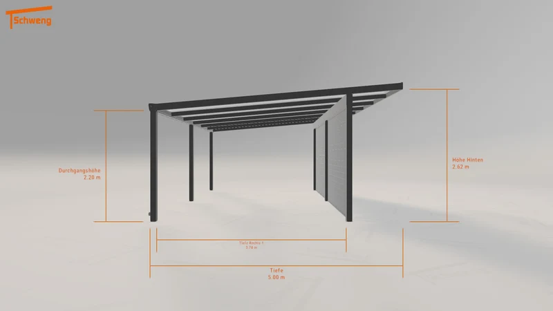 #DE Schweng Pultdachcarport S400 (ID dvwy87) #MTG