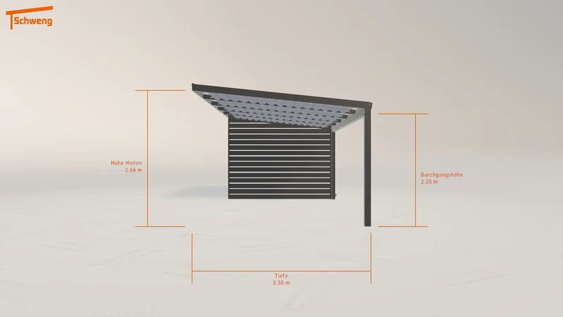 #DE Schweng Terrassenüberdachung S350 (ID g7bx8q)