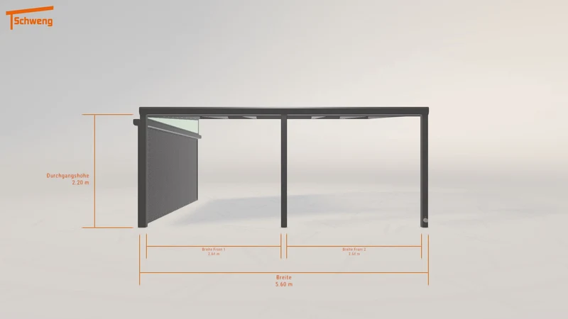 #DE Schweng Terrassenüberdachung S400 (ID 5mgp4r)