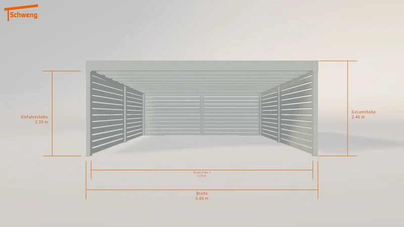 #AT Schweng Flachdachcarport C600+ (ID k23p8p) #MTG