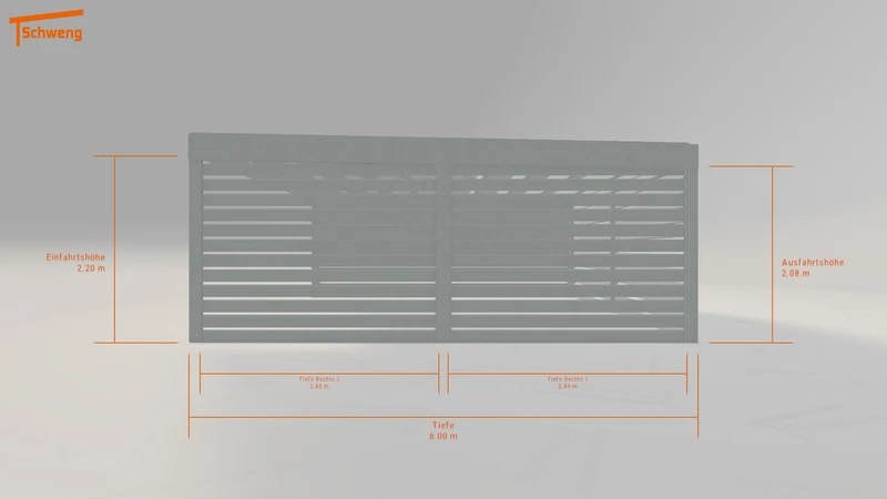 #AT Schweng Flachdachcarport C600+ (ID k23p8p) #MTG