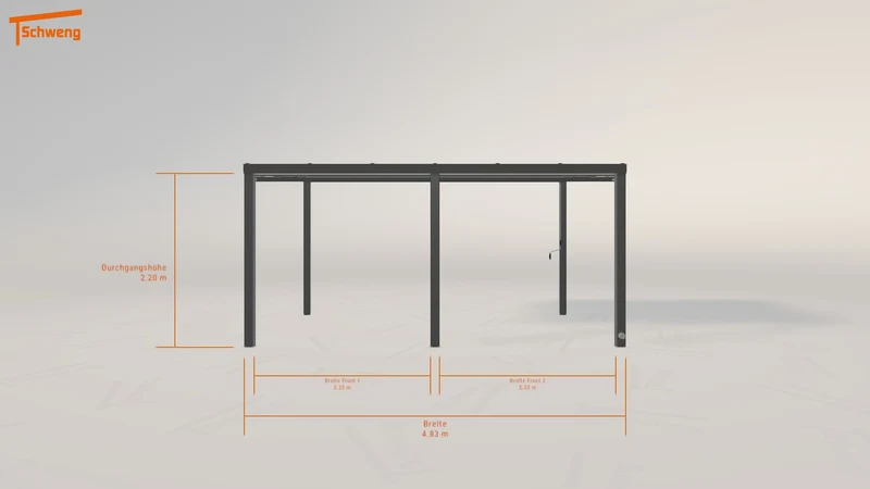 #DE Schweng Terrassenüberdachung S350 (ID bk8mnq)