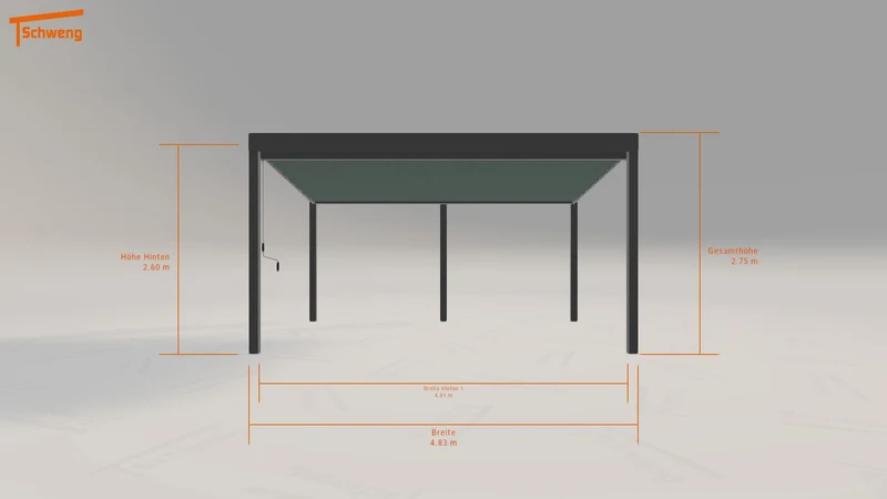 #DE Schweng Terrassenüberdachung S350 (ID bk8mnq)