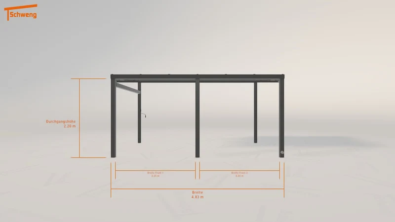 #DE Schweng Terrassenüberdachung S350 (ID w3rkg4)