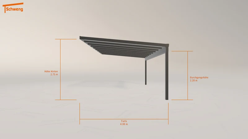#DE Schweng Terrassenüberdachung S400 (ID 33gbmz)