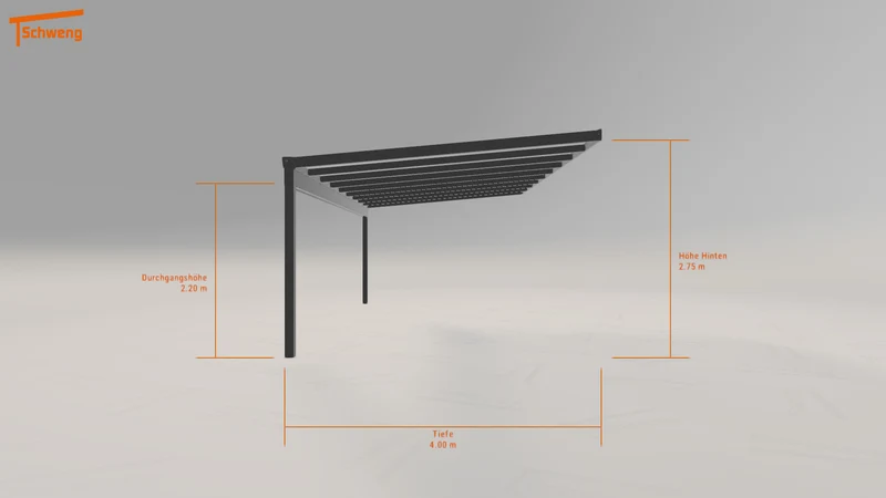 #DE Schweng Terrassenüberdachung S400 (ID 33gbmz)