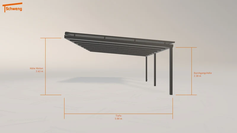 #DE Schweng Terrassenüberdachung S400 (ID jj3yb7)