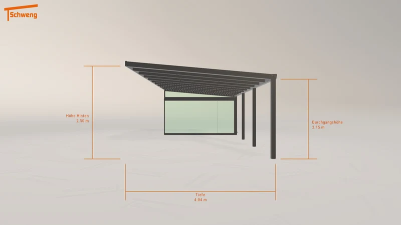 #DE Schweng Terrassenüberdachung S400 (ID g7gjgq)