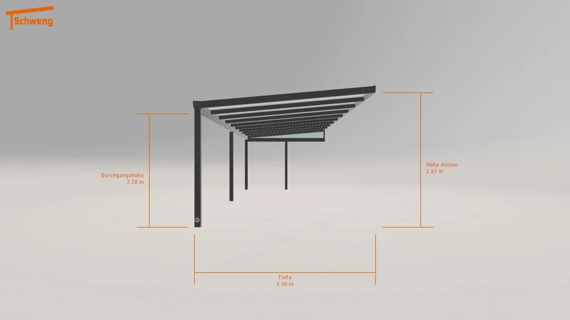 #AT Schweng Terrassenüberdachung S400 (ID 33gzjq)