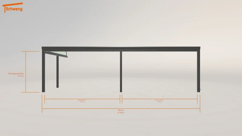 #AT Schweng Terrassenüberdachung S400 (ID qd35vk)