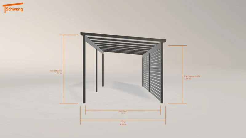 #DE Schweng Pultdachcarport S400 (ID rj37n9) #MTG