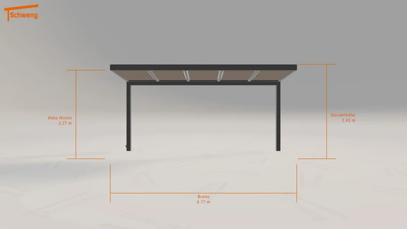 #DE Schweng Terrassenüberdachung S350 (ID 2qg87j)