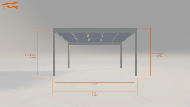 #DE Schweng Terrassenüberdachung S400 (ID dvwngq)