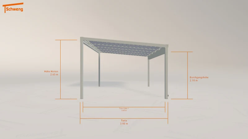#DE Schweng Terrassenüberdachung S400 (ID dvwngq)