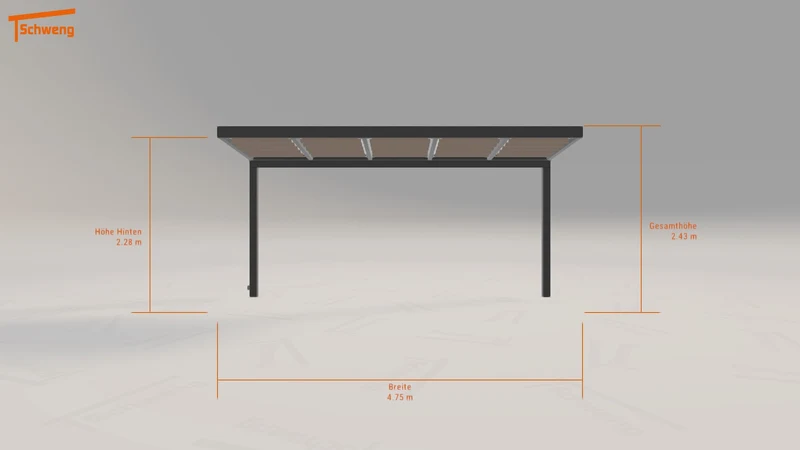 #DE Schweng Terrassenüberdachung S350 (ID 42gw8y)