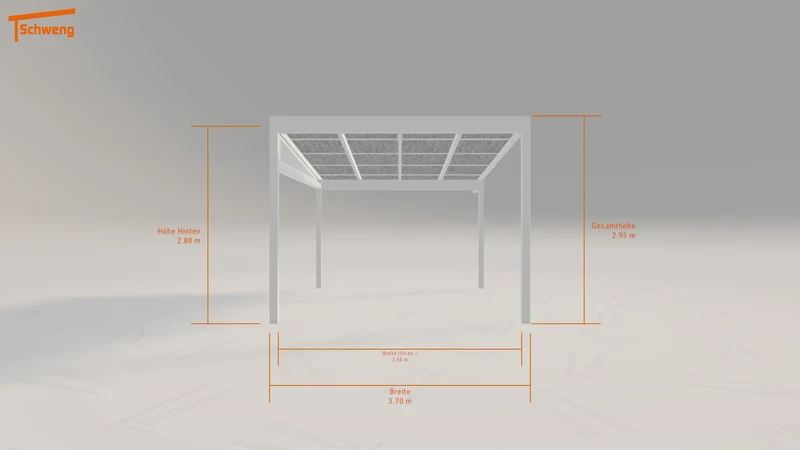#DE Schweng Pultdachcarport S400 (ID qd3z7p) #MTG