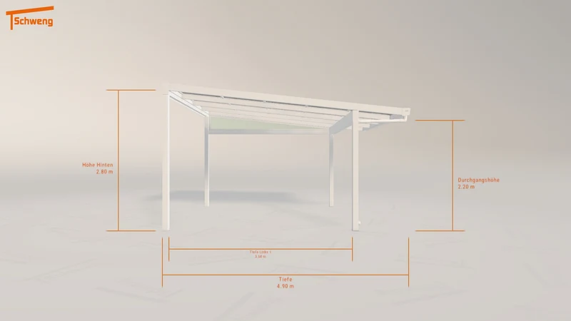 #DE Schweng Pultdachcarport S400 (ID qd3z7p) #MTG