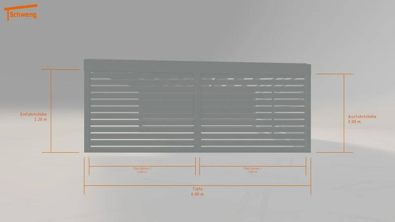 #AT Schweng Flachdachcarport C600+ (ID jj3yd9) #MTG