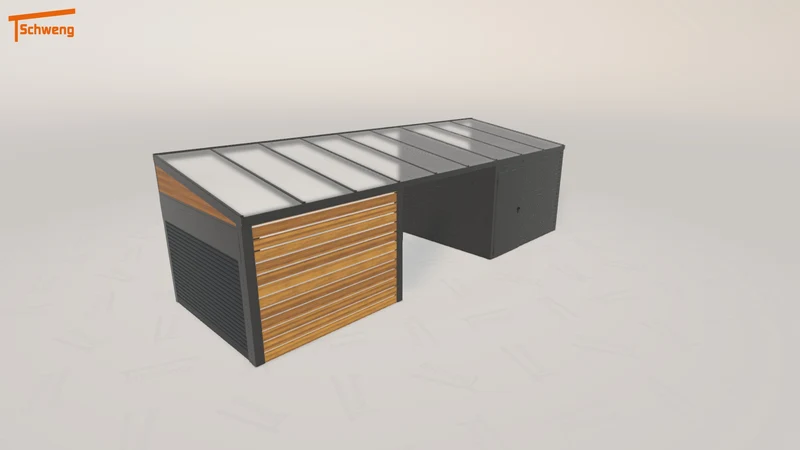 #DE Schweng Pultdachcarport S350 (ID k2y23b) #MTG