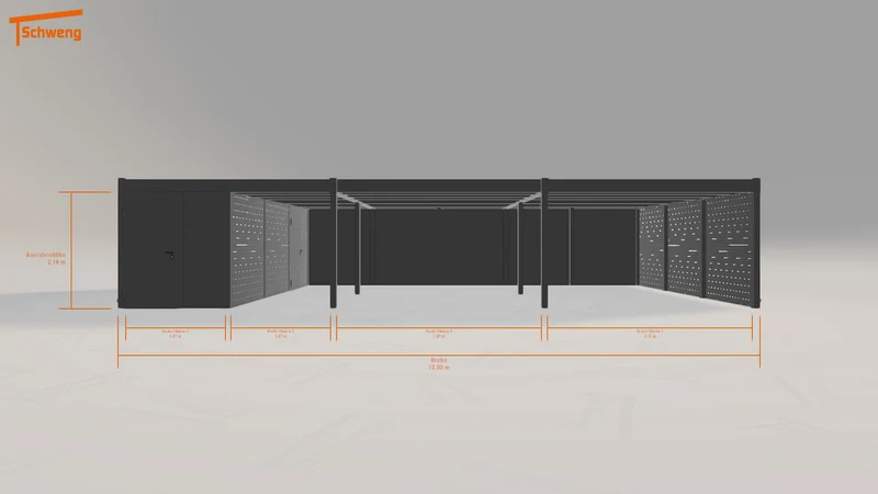 #DE Schweng Flachdachcarport C600+ (ID 9wdmg7) #MTG