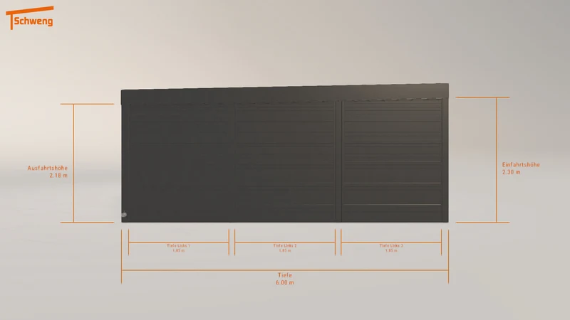 #DE Schweng Flachdachcarport C600+ (ID 9wdmg7) #MTG