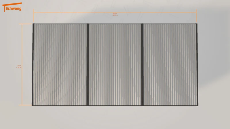 #DE Schweng Flachdachcarport C600+ (ID 9wdmg7) #MTG