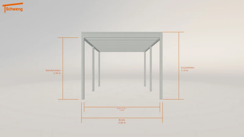 #DE Schweng Flachdachcarport C600+ (ID x7krqw) #MTG